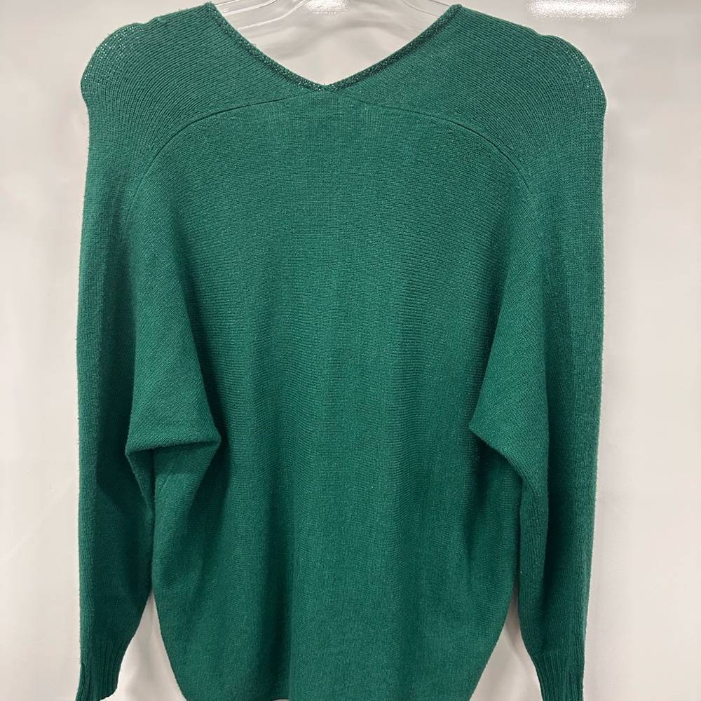 NWT Lilly Pulitzer Green V-Neck Sweater - Picture 6 of 9